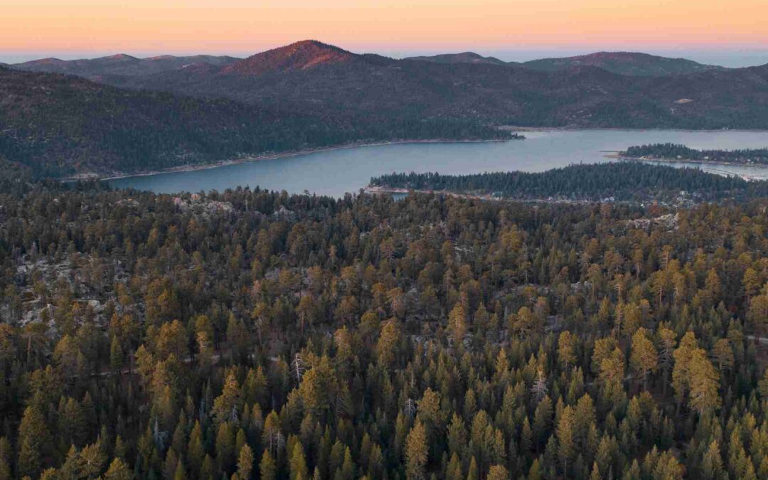 A Landscape of Big Bear Lake in California